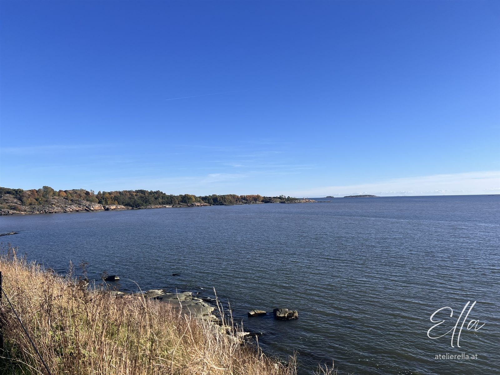 Weiter Blick über die Ostsee von Suomenlinna