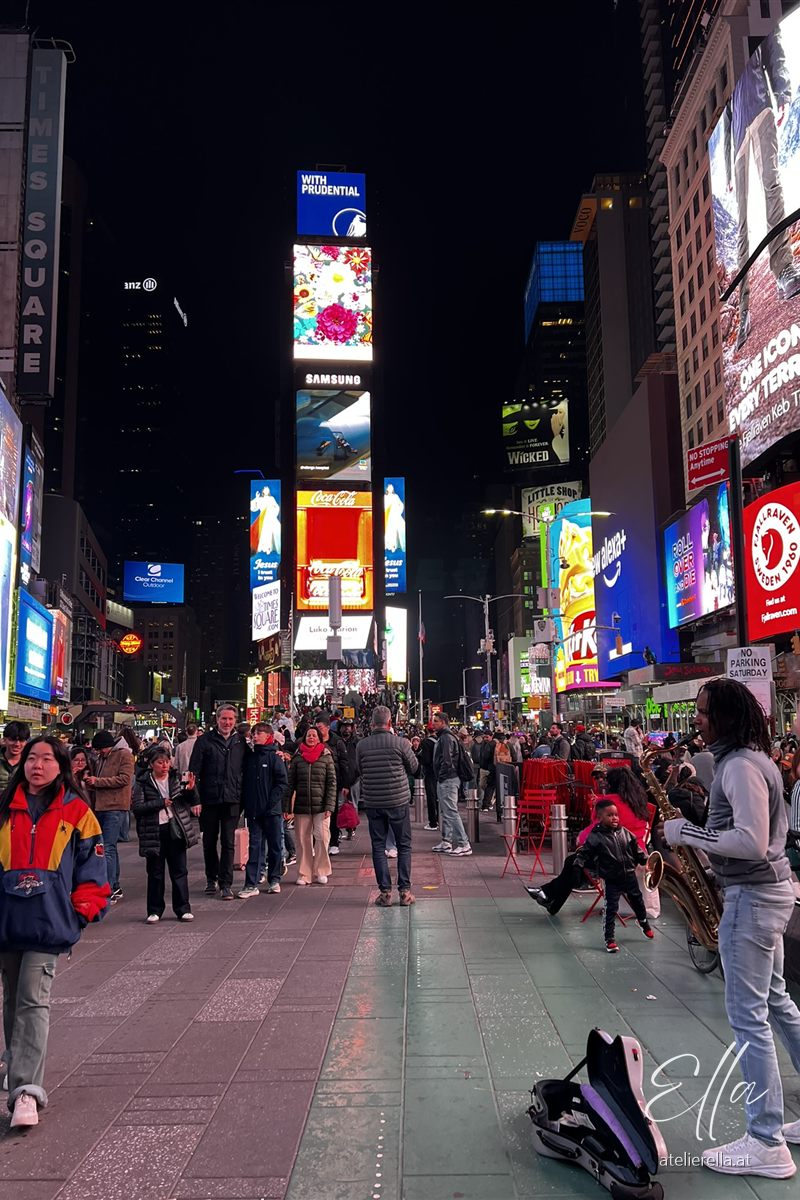 Times Square bei Nacht